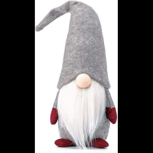 Gnomo Nano Natalizio Grigio