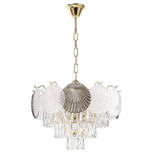 Кристална висяща лампа SWE083-CP 40cm GOLD