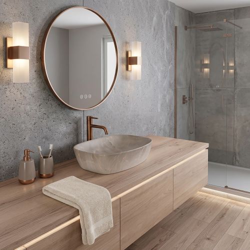 Aufsatzwaschbecken Rea Freja Beige