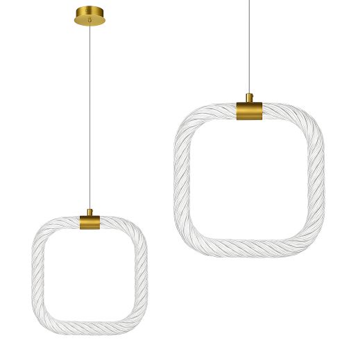 Люстра LED LHJ056-CP1 BRUSH GOLD
