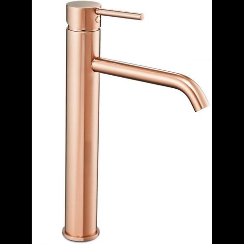 Bathroom faucet Rea Lungo Rose Gold High