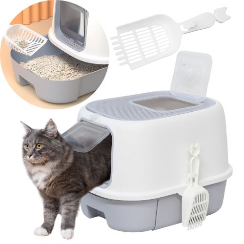 CAT LITTER TRAY WITH SCOOP 331572