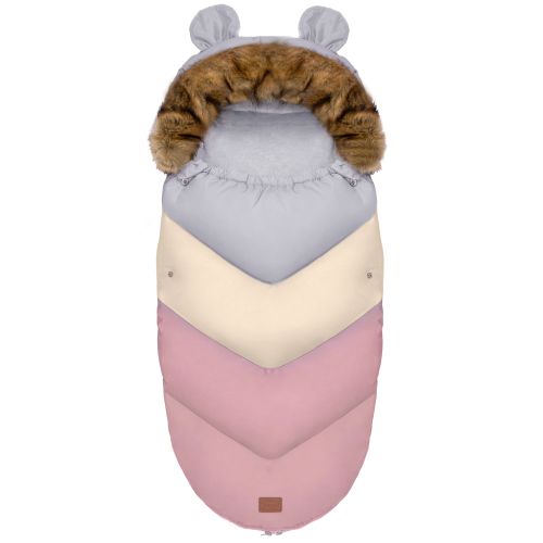 Baby sleeping bag Teddy PRO-V Pastel Pink