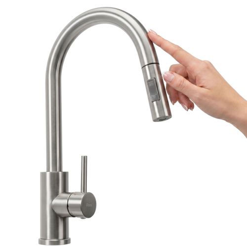 Baterie de bucătărie Rea Fresh Touch Brush Nickel