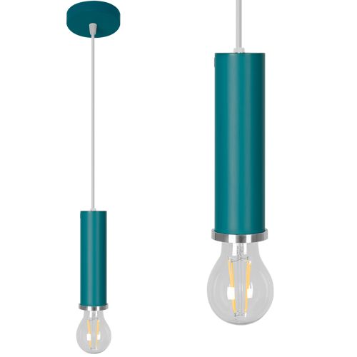 Samostatná závěsná stropní lampa OSTI A zelená