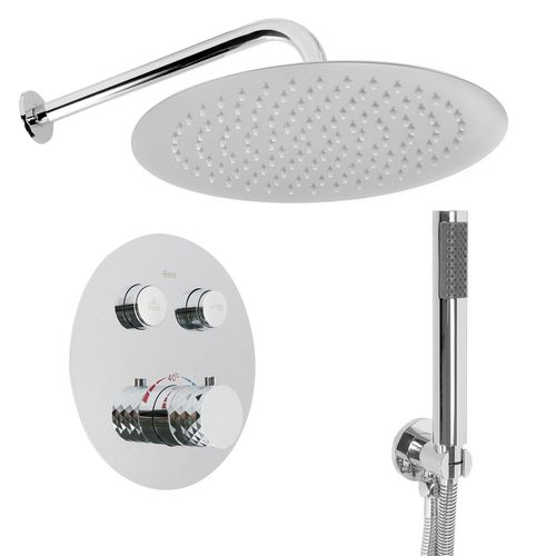Душ система за вграждане Rea Lungo Diamond Chrom + BOX