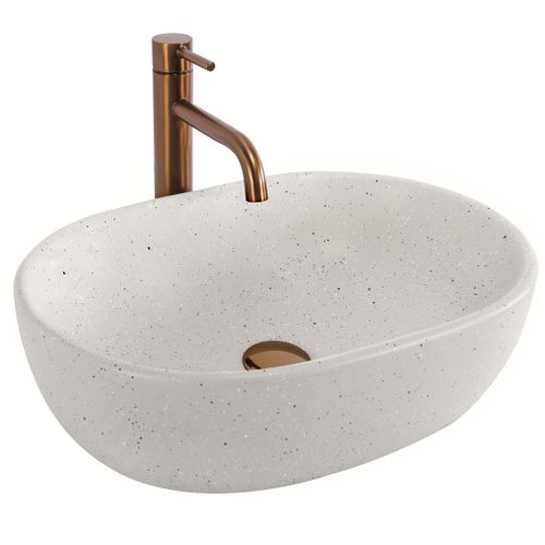 Lavabo sobre encimera Rea Amelia Sandy