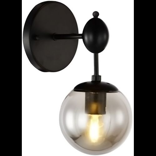Sklenená nástenná lampa APP750-1W Čierna