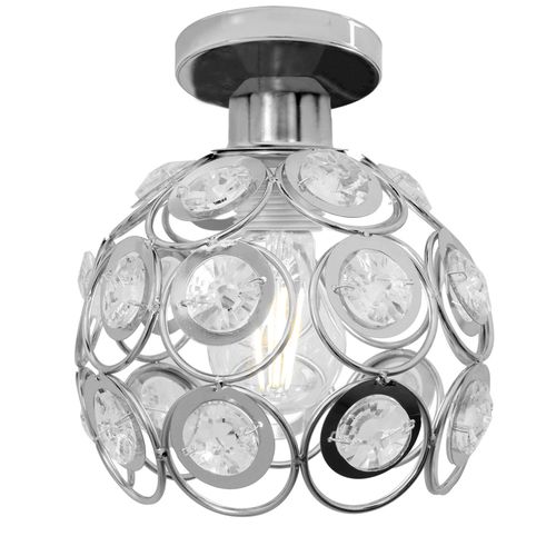 LAMPA ELEGANTA DE TAVAN APP204-1C Cristal Argintiu