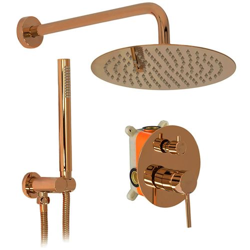 Rea Lungo Copper concealed installation shower set