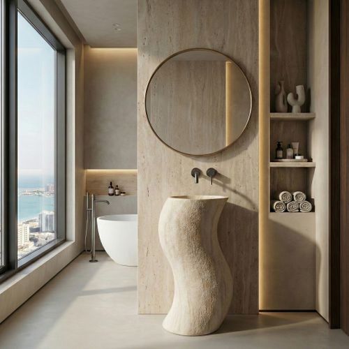 Kriauklė laisvai stovinti REA Melody