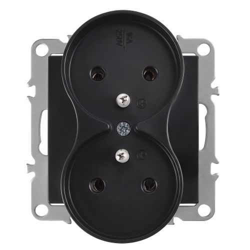 Double grounded socket OSTE JNH002-G Beige
