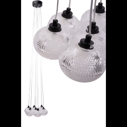 Mennyezeti lámpa MS020-7CP Black