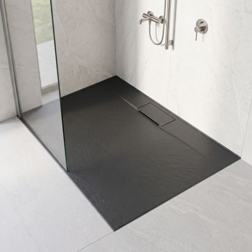 Duschtasse Bazalt long Black 90x120