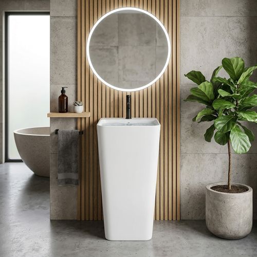 Freestanding ceramic basin ARIS