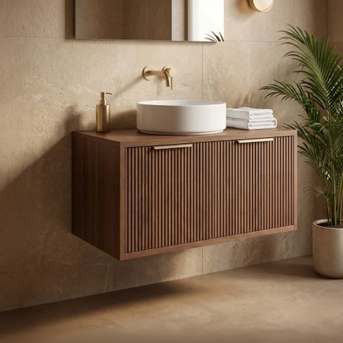 Waschtischunterschrank Rea Core 80cm Brown