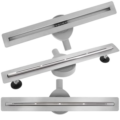 Linear drainage Rea FILO Nickel Brush 80