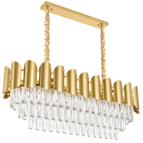 Кристална висяща лампа SWE101-CP GOLD
