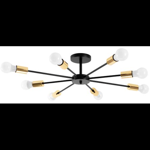 Lampe Spider 8 Black Gold APP502-8C