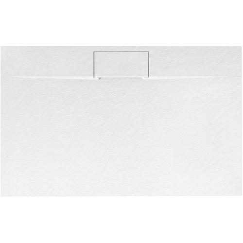 Plato de ducha Bazalt long White 80x100