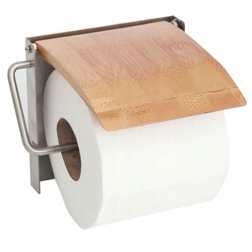 Bamboo toilet paper holder stand 390227