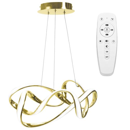 Moderní stropní svítidlo LED + PILOT EVE APP821-CP Gold