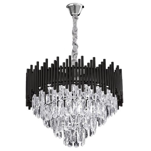 Lamp Vintage Cristal G063-CP 50cm BLACK