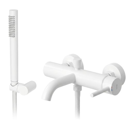 Robinet de baignoire Rea Lungo White Mat