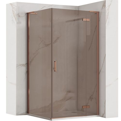 REA Hugo suihkukaappi Copper Brush 80x80