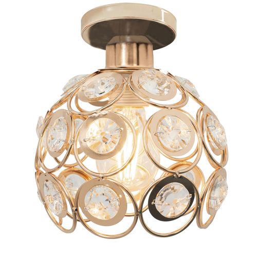 LAMPĂ ELEGANTĂ DE PLAFON APP205-1C CRISTAL AURIU