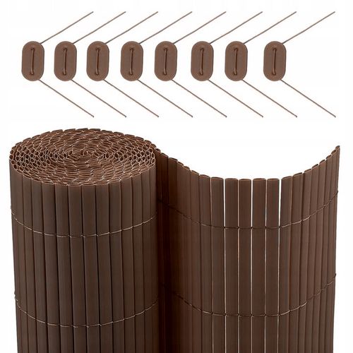 Protector de balcones PVC Chocolate