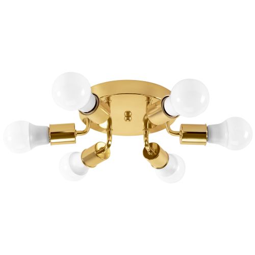 Stropní svítidlo Plafond 6-Ring Metal APP712-6C Gold