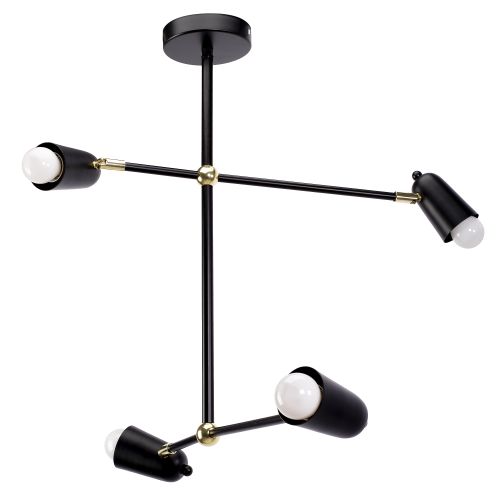 Ceiling lamp APP1708-4CP BLACK + GOLD