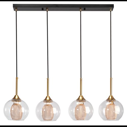 Lampa sufitowa nowoczesna szklana APP899-4CP