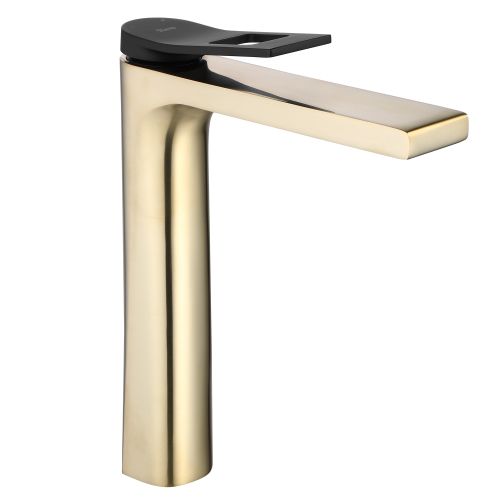 Bathroom faucet REA Soul Gold mat black High