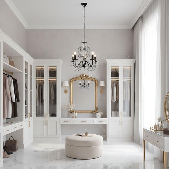 Deckenleuchte EBT010-5CP BLACK