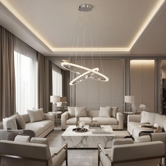 Lampe LED LHJ045-CP2 BRUSH NICKLE