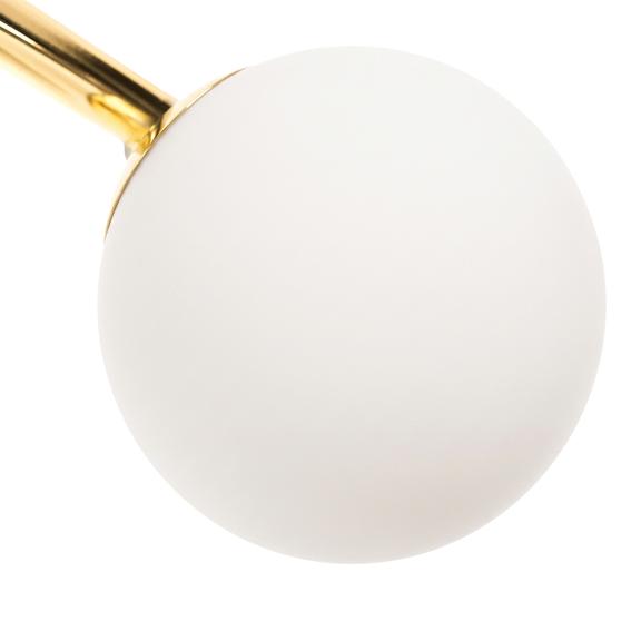 Lampa Wisząca Szklane Kule APP639-4CP Złota