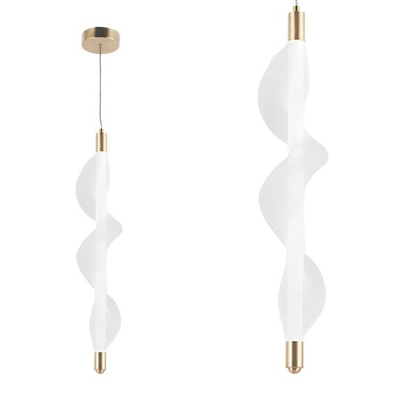 Lampe LED G008-1CP WHITE/GOLD