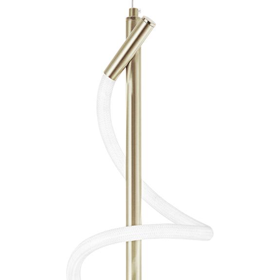 LAMPA WISZĄCA LED G015-CP JASNE ZŁOTO