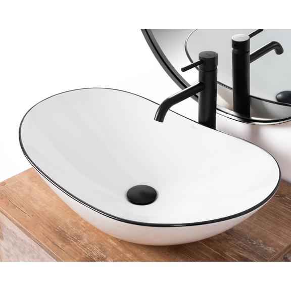 Opzetwastafel Rea Royal 60 Black Edge