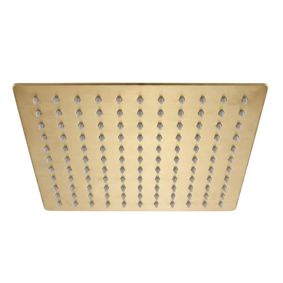 Deszczownica kwadratowa REA JS-P015BG 25cm Złota Szczotkowana