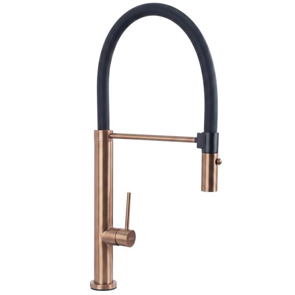Kitchen faucet Viera copper Brush