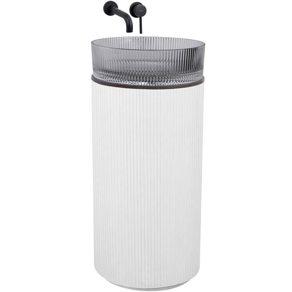 Отдельно стоящий пьедестал с умывальником Rea Ingrid Grey