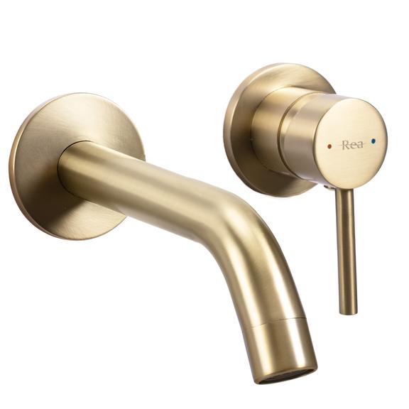 Bateria podtynkowa Rea OWEN Złota szczotkowana + BOX