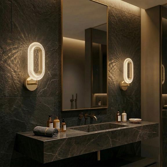 KINKIET ŚCIENNY LED G171-W ZŁOTY