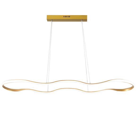 LED-DECKENHÄNGELAMPE LHJ027-CP 120cm Gold