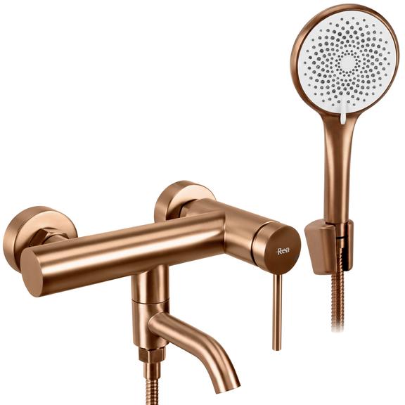 Смесител за вана Rea Clif Brushed Copper