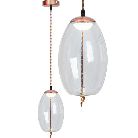 Hängelampe Glas LED APP442-CP