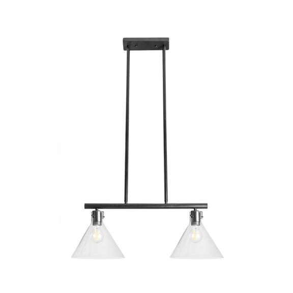 Hängelampe Glas Metall APP317-2CP